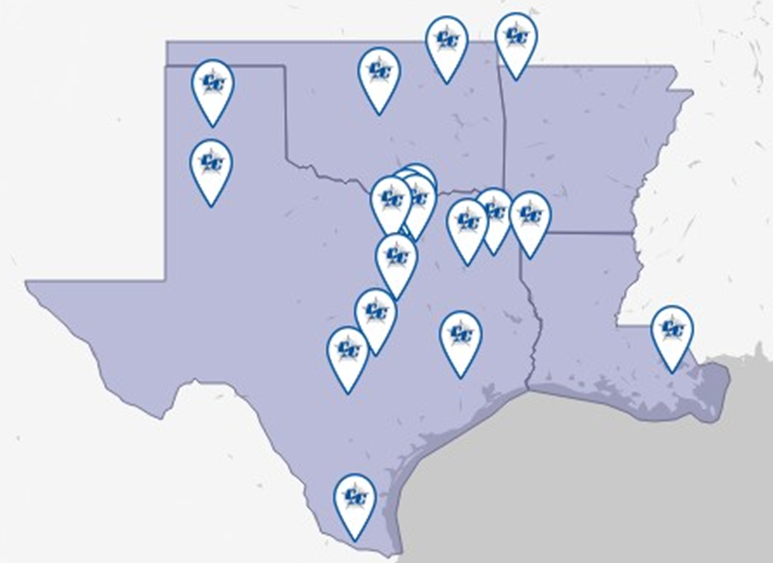 C&C Locations Map